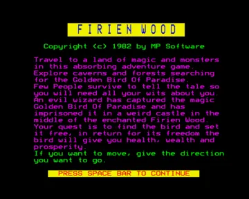 Firien Wood (1982)(MP)[a][FWOOD] screen shot title